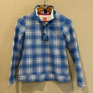 Joules Plaid Pull Over. Women’s Size 4
